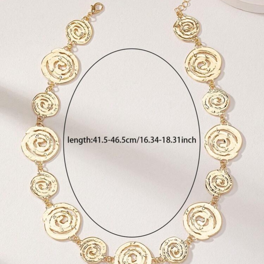 Beautiful statement stainless steel necklace - Picture 4 of 4